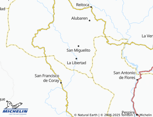 MICHELIN-Landkarte La Libertad - ViaMichelin