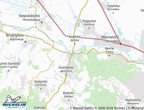 Mappa MICHELIN Hlynytsia - ViaMichelin