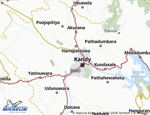 MICHELIN Gohagoda map - ViaMichelin