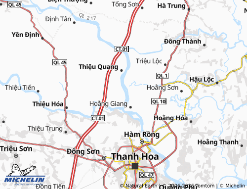 Mapa MICHELIN Thiệu Thịnh - ViaMichelin