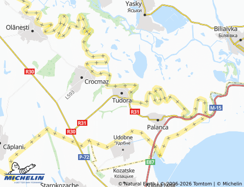 Mappa MICHELIN Tudora - ViaMichelin