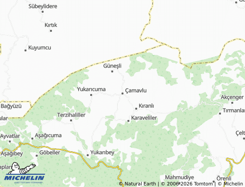 Mappa MICHELIN Çamavlu - ViaMichelin