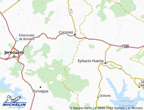 Mappa MICHELIN Salto de León - ViaMichelin