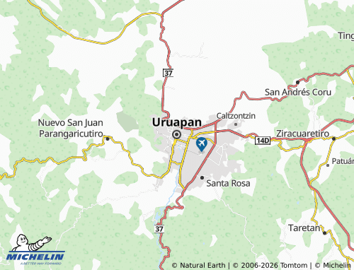 MICHELIN Centro map - ViaMichelin