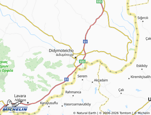 Carte MICHELIN Didymoteicho - ViaMichelin
