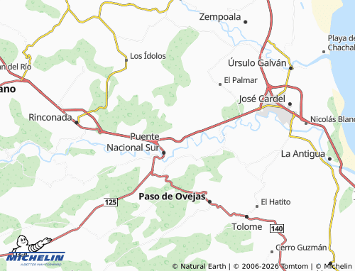 Mapa MICHELIN Chichicaxtle - ViaMichelin