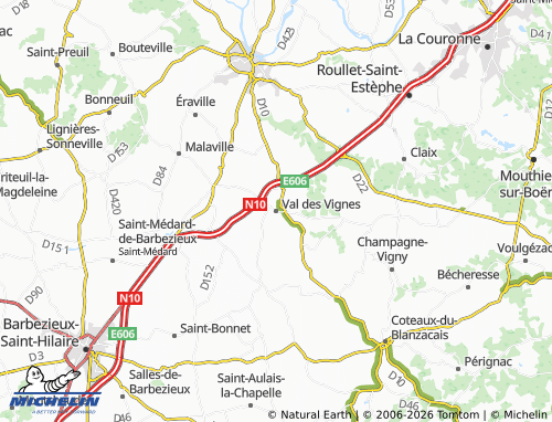 Mapa MICHELIN Val des Vignes - ViaMichelin