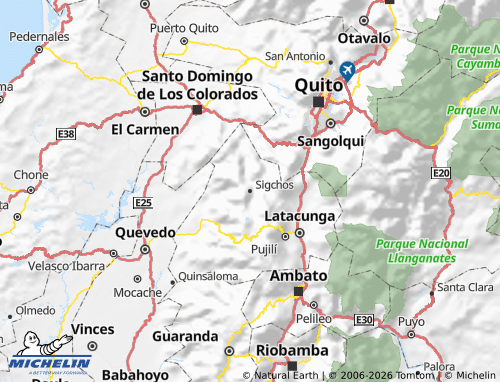Mappa MICHELIN Sigchos - ViaMichelin