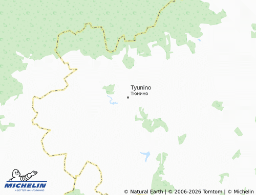 Carte MICHELIN Tyunino - ViaMichelin