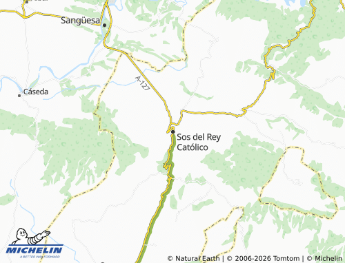 Mappa MICHELIN Sos del Rey Católico - ViaMichelin