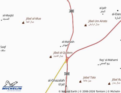 Carte MICHELIN al-Mahash - ViaMichelin