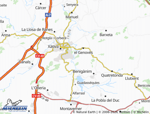 Mappa MICHELIN Alboy - ViaMichelin