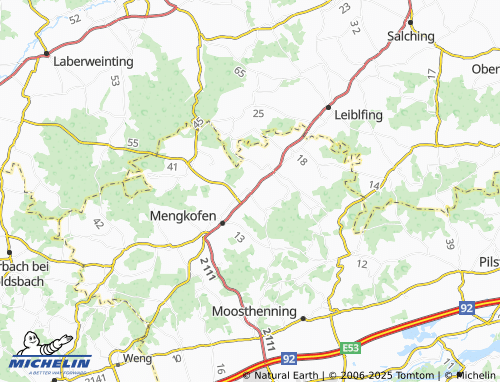 MICHELIN Dengkofen map - ViaMichelin