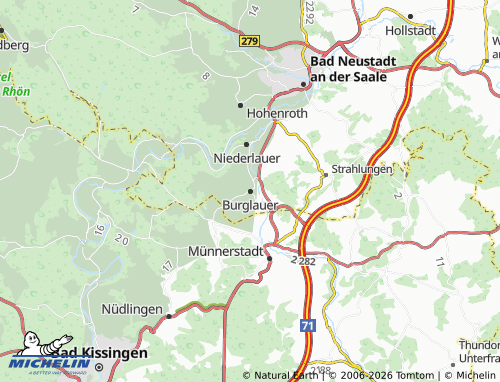 Mappa MICHELIN Burglauer - ViaMichelin