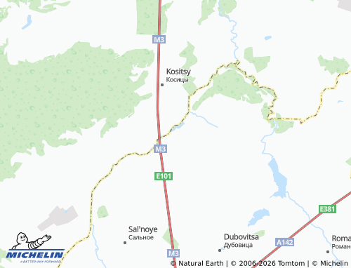 Carte MICHELIN Prilepy - ViaMichelin