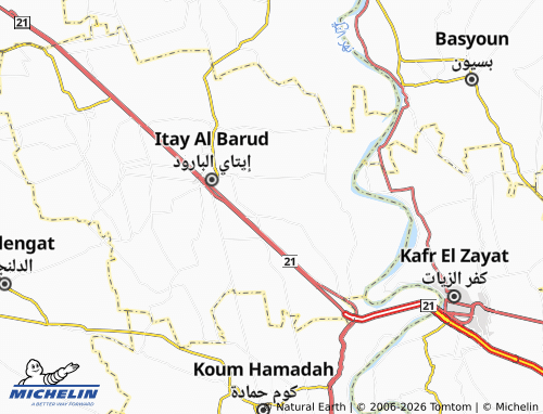 Mapa MICHELIN al-Houtah - ViaMichelin