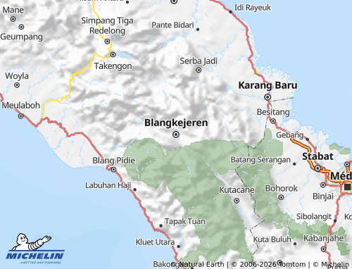 MICHELIN Gayo Lues map - ViaMichelin