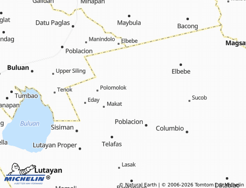 MICHELIN Maligaya map - ViaMichelin