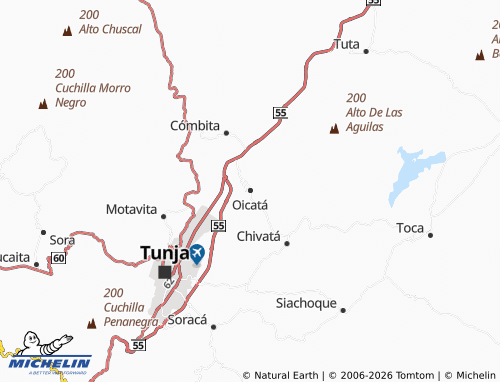 Mapa MICHELIN Oicatá - ViaMichelin