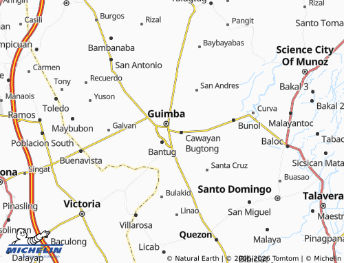 MICHELIN San Roque map - ViaMichelin