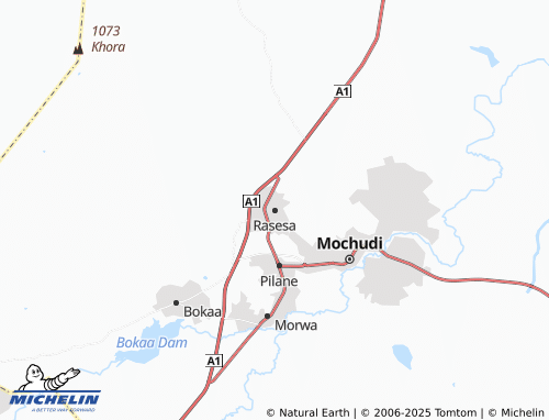 MICHELIN Rasesa map - ViaMichelin