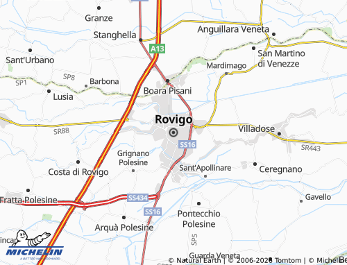 Carte MICHELIN Rovigo - ViaMichelin