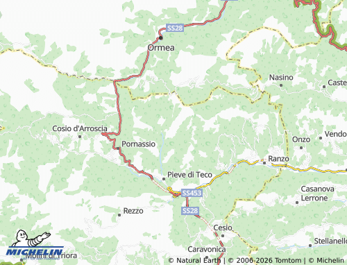 MICHELIN Moano map - ViaMichelin