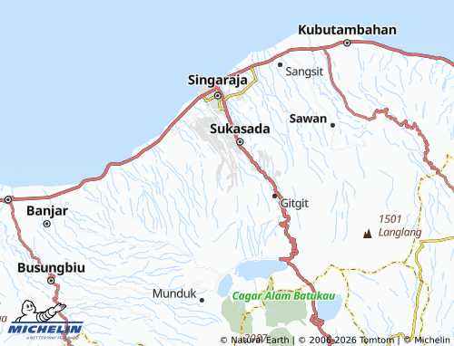 Mappa MICHELIN Panji - ViaMichelin