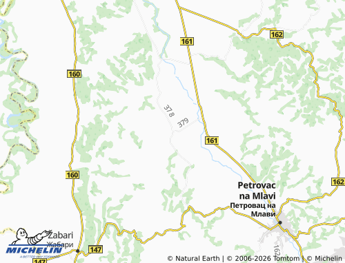 Mapa MICHELIN Orljevo - ViaMichelin