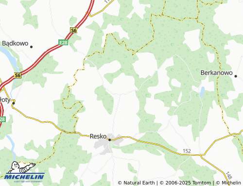 MICHELIN Łabuń Wielki map - ViaMichelin