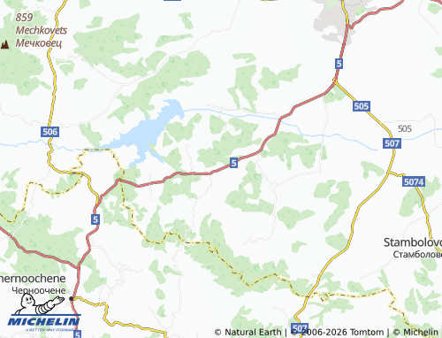 Mapa MICHELIN Kozlets - ViaMichelin