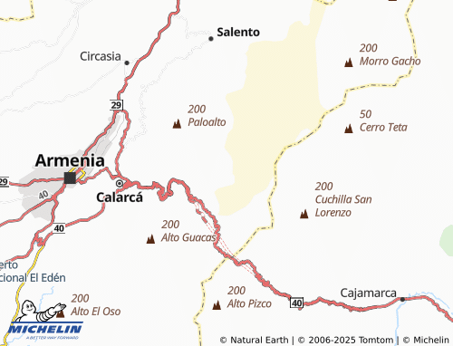 Mapa MICHELIN Navarco - ViaMichelin