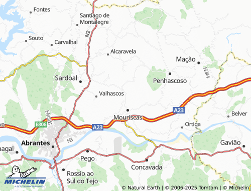 MICHELIN Cabrais map - ViaMichelin