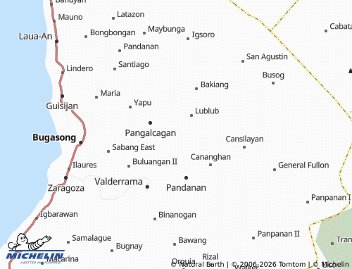 MICHELIN Borocboroc map - ViaMichelin