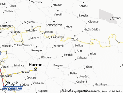 MICHELIN Yolgider map - ViaMichelin
