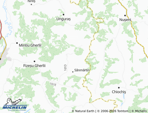 MICHELIN Cutca map - ViaMichelin