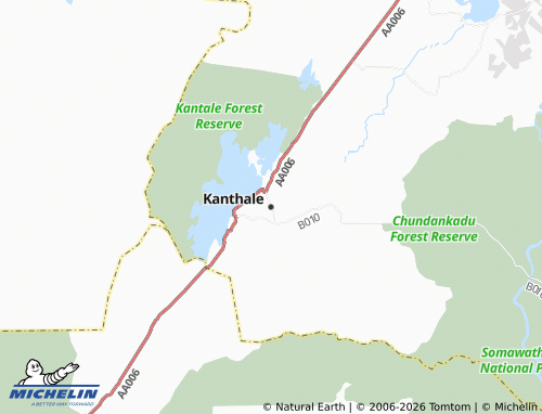MICHELIN Kanthale map - ViaMichelin