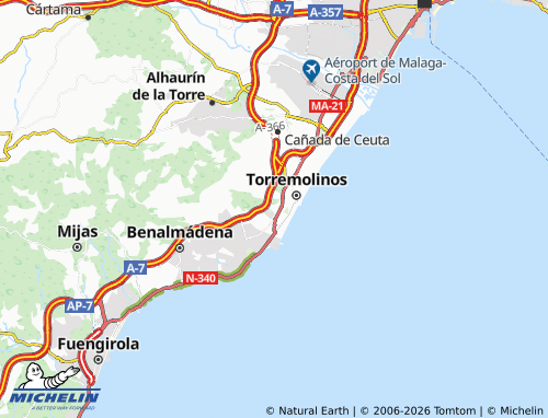 MICHELIN Cerro del Toril map - ViaMichelin