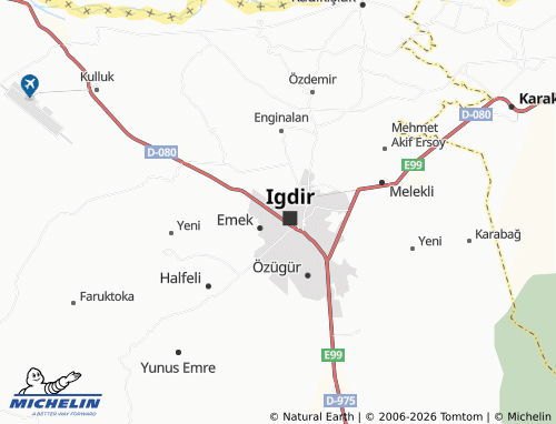 MICHELIN-Landkarte Topçular - ViaMichelin