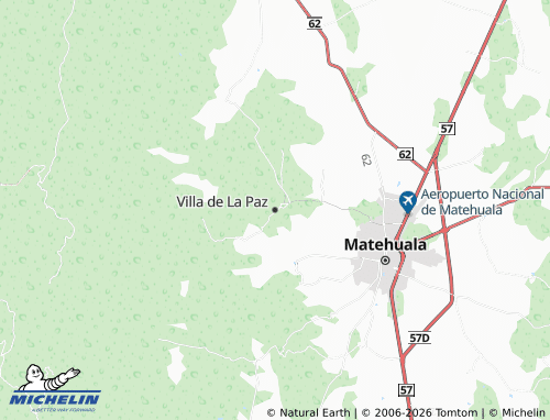Mappa MICHELIN Villa de La Paz - ViaMichelin