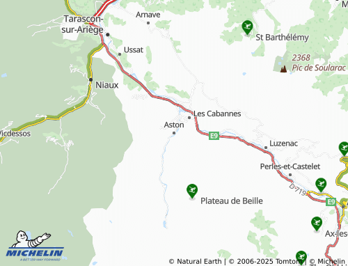 MICHELIN Aston map - ViaMichelin