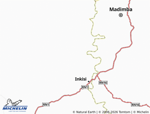 Mappa MICHELIN Moanza-Nsundi - ViaMichelin