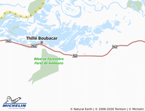 Carte MICHELIN Tiéolé - ViaMichelin