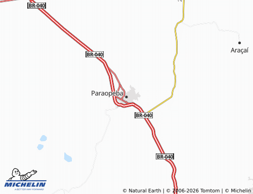 Carte MICHELIN Paraopeba - ViaMichelin