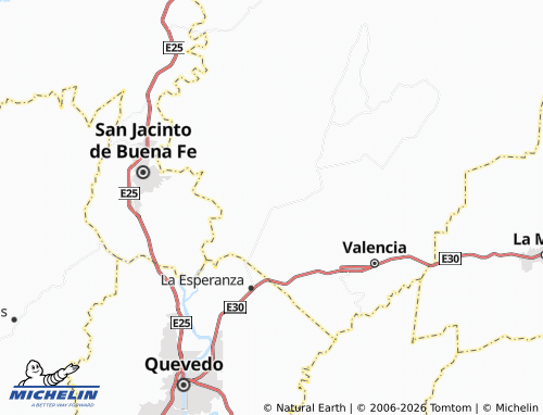 Mapa MICHELIN La Cadena - ViaMichelin