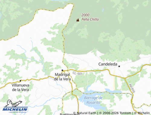 MICHELIN Raso map - ViaMichelin
