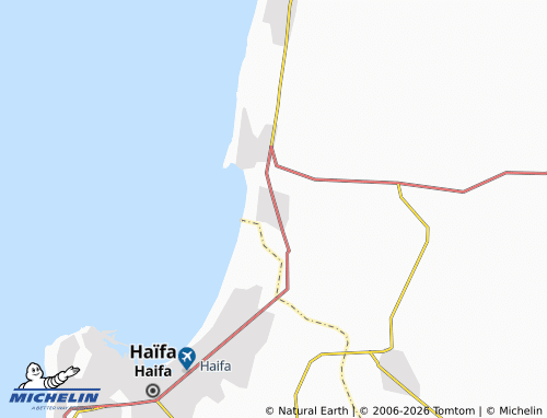 Mappa MICHELIN 'akko - ViaMichelin