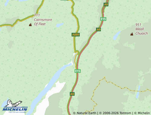 Carte MICHELIN Dalwhinnie - ViaMichelin