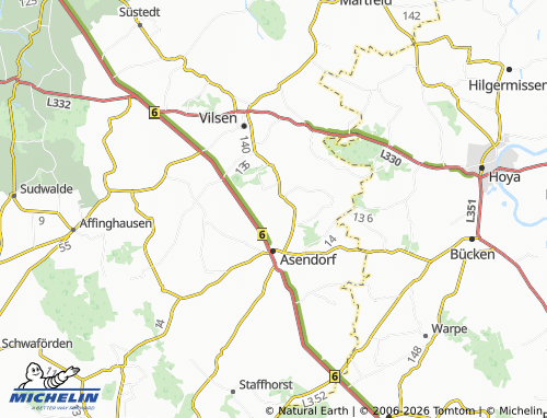 MICHELIN Altenfelde map - ViaMichelin
