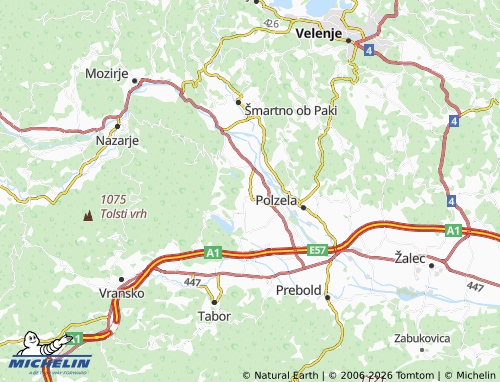 MICHELIN-Landkarte Braslovče - ViaMichelin